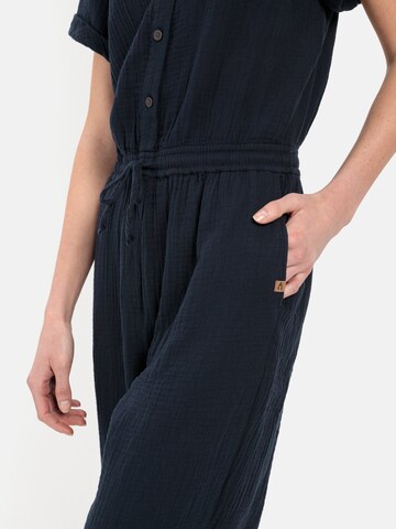 CAMEL ACTIVE Jumpsuit aus sommerlichem Musselin in Blau