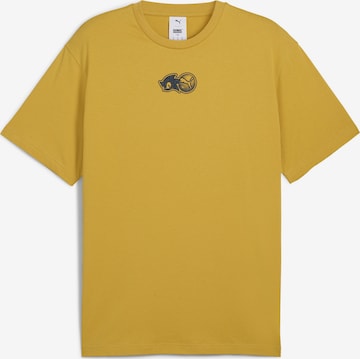 PUMA Shirt 'PUMA x SONIC THE HEDGEHOG' in Yellow: front