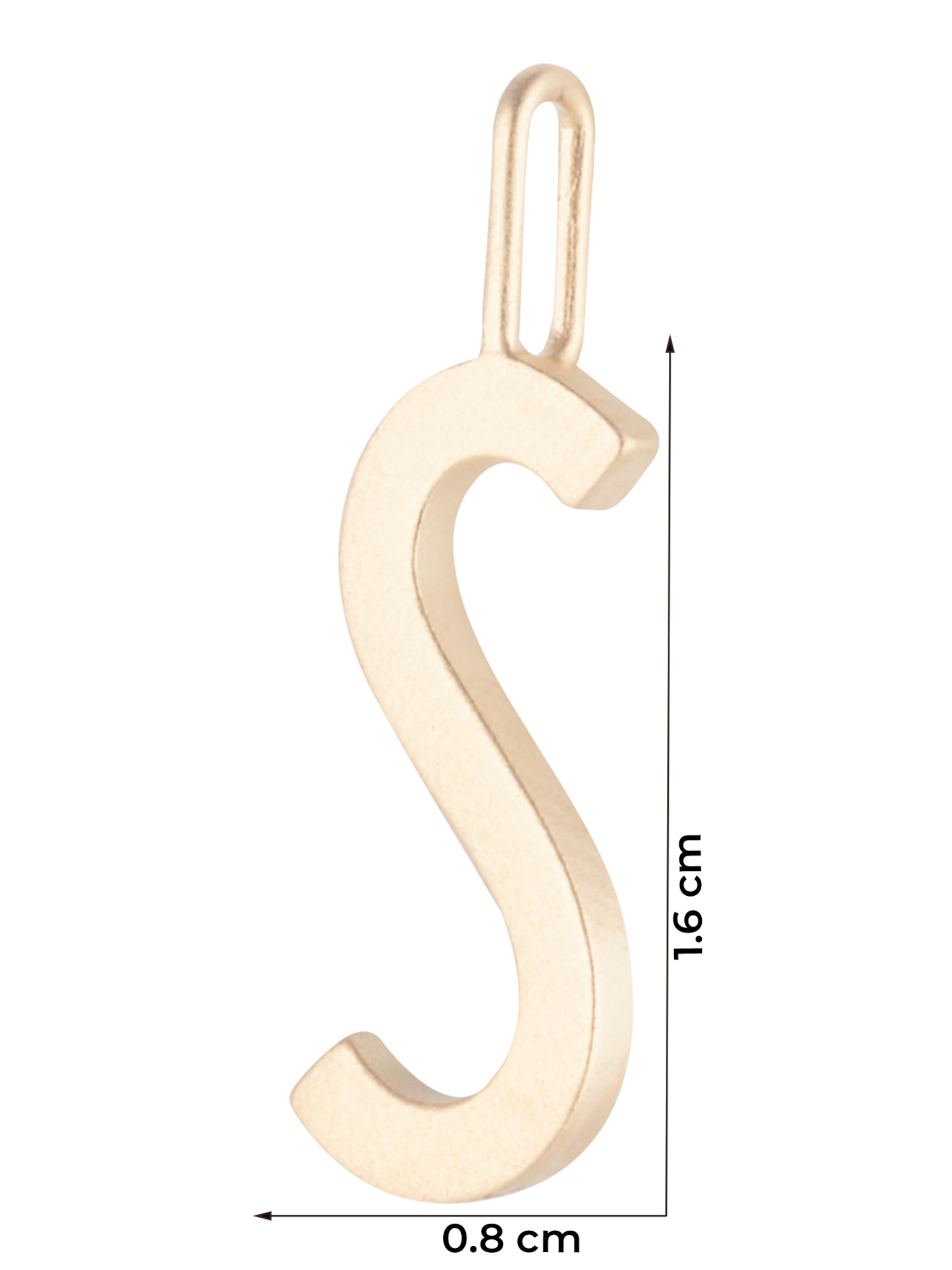 Design Letters Pendant in Gold