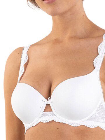 Nina von C. Classic Bra 'Silver Edition' in White