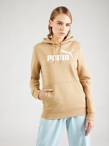 PUMA Athletic Sweatshirt 'ESSENTIAL' in Brown: front