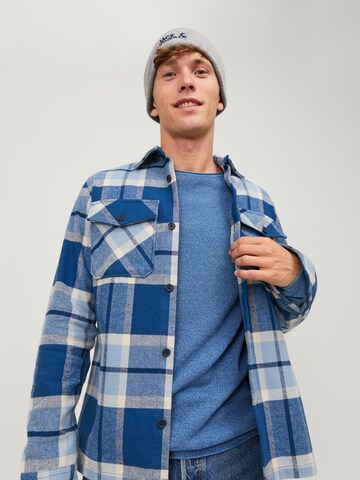 JACK & JONES Tavaline suurus Triiksärk 'Roy', värv sinine