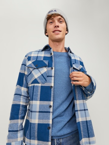 JACK & JONES Regular Fit Hemd 'Roy' in Blau