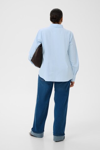 KAFFE CURVE Shirt in Blauw