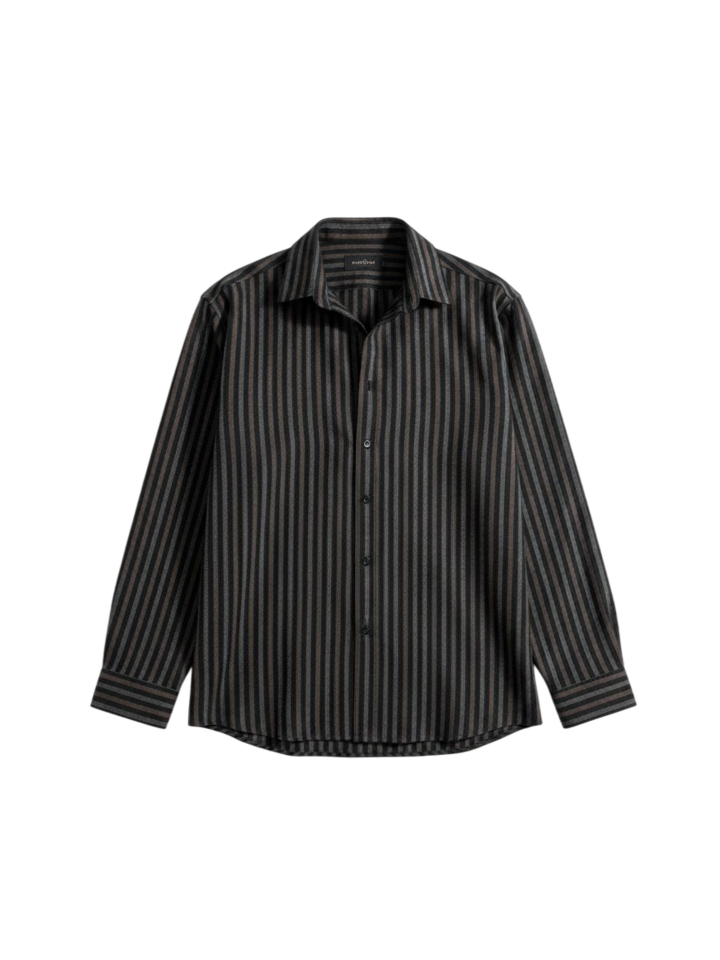 Kleidermafia Camiseta 'Thick Checked Winter Shirt - Brown' en S en marrón, Vista del producto