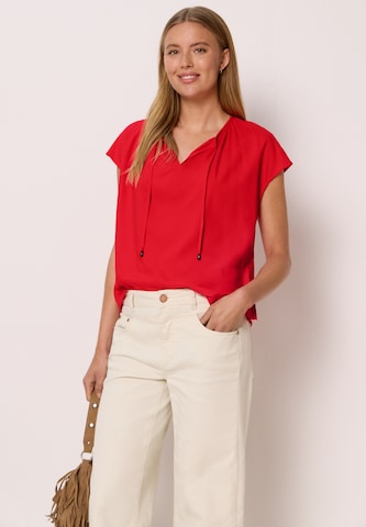 Street One Studio Bluse in Rot: Vorderseite