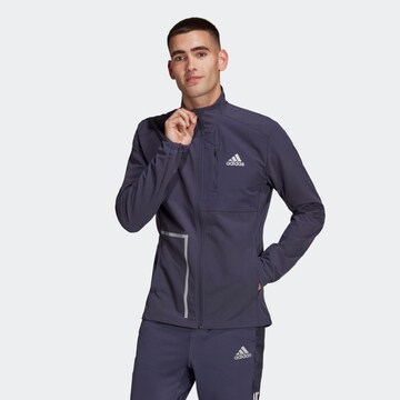 Veste de sport ADIDAS SPORTSWEAR en bleu : devant