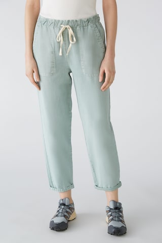 OUI Normální Kalhoty – zelená: přední strana