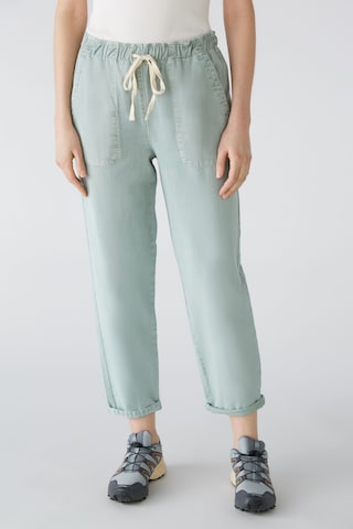 OUI Regular Pants in Green: front