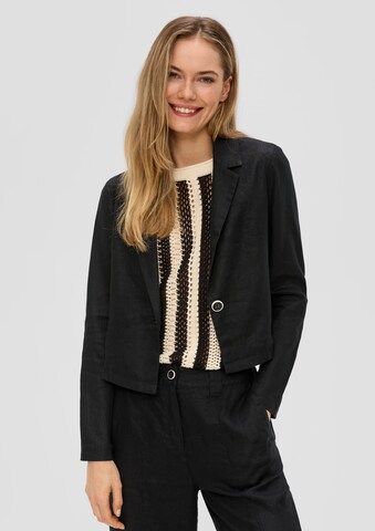 Blazer s.Oliver en noir : devant