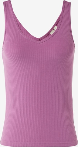 QS Top in Lila: Vorderseite