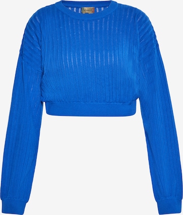 ebeeza - Pullover em azul: frente
