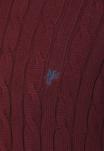 DENIM CULTURE Pullover 'Thayer' i rød