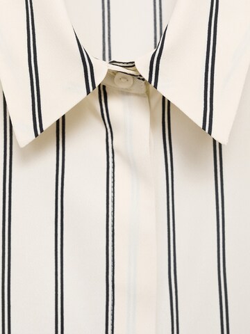 MANGO Bluse i beige