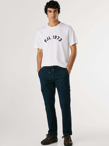 Pepe Jeans Tapered Cargo Pants in Blue