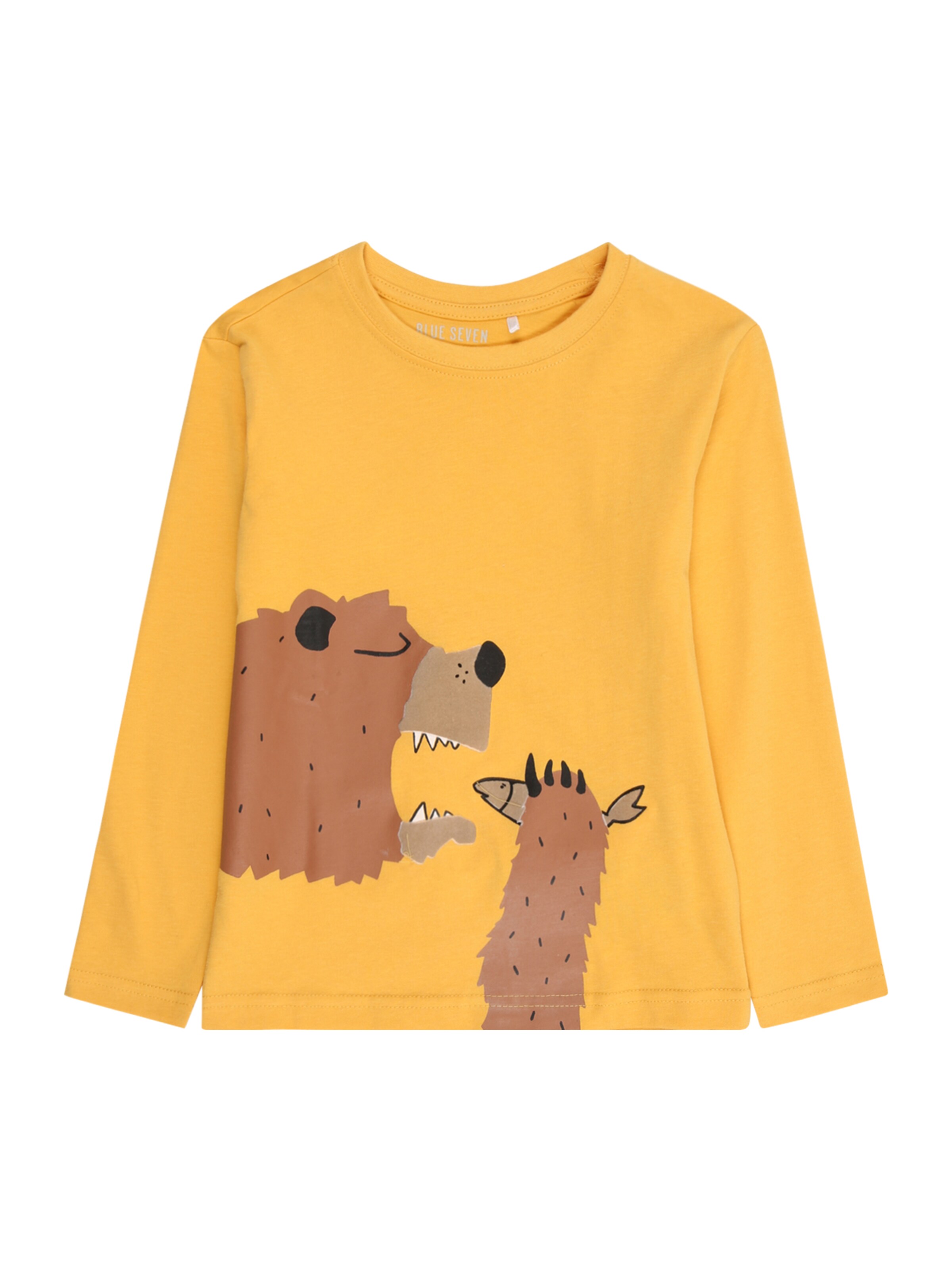 BLUE SEVEN Μπλουζάκι σε κίτρινο: μπροστά