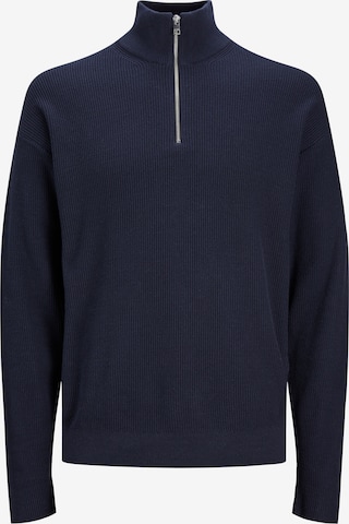 JACK & JONES Sweater 'SPRING' in Blue: front
