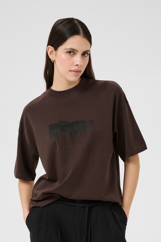 KAREN BY SIMONSEN Shirt 'KBOlena' in Bruin: voorkant