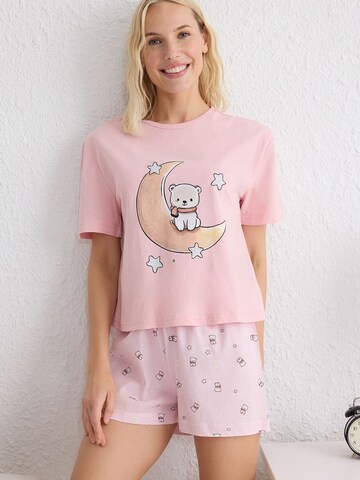 Pyjama Trendyol en rose : devant
