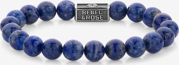 Bracelet Rebel & Rose en bleu : devant