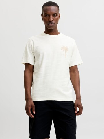 JACK & JONES Shirt 'Blaemett' in Wit: voorkant