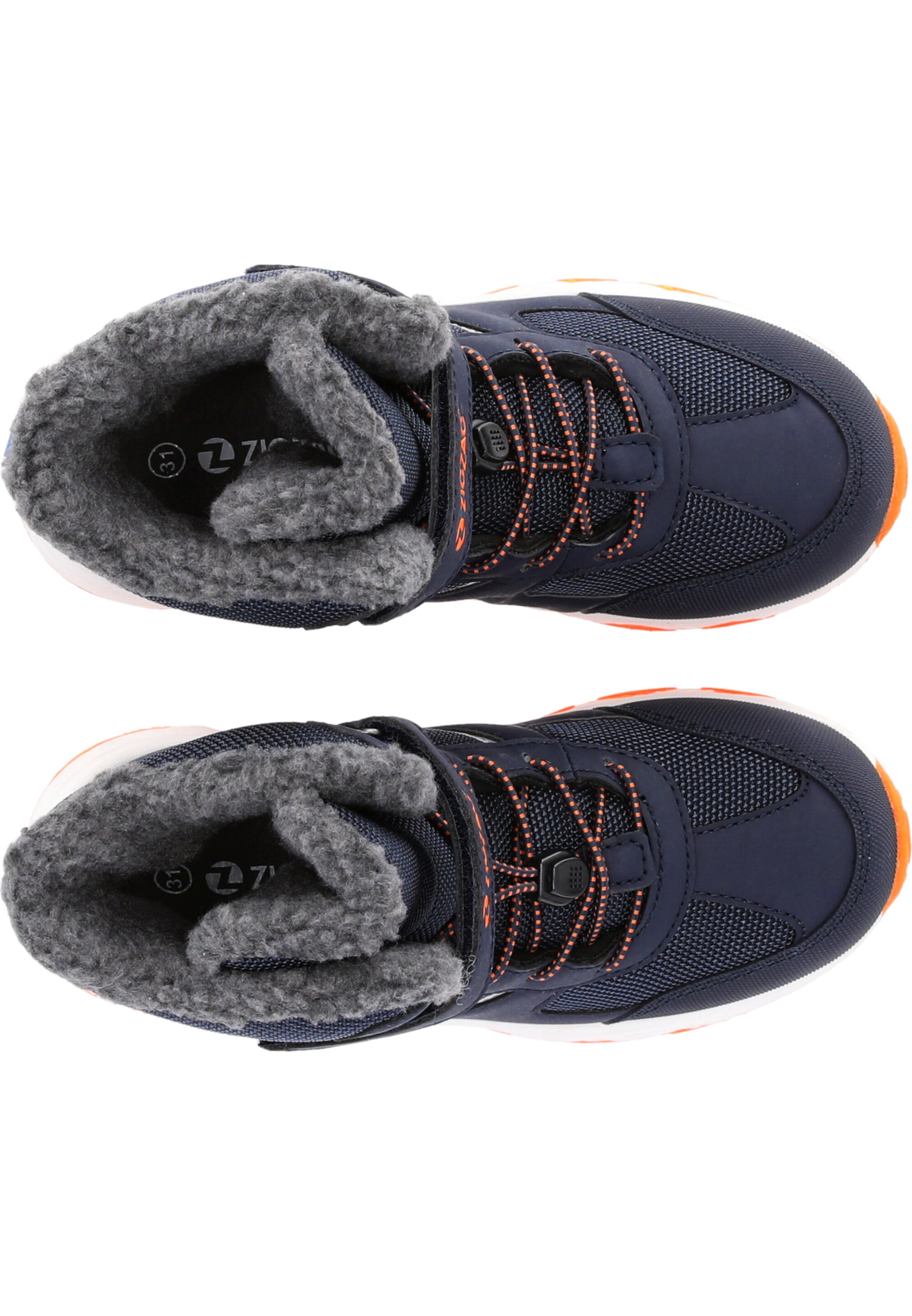 ZigZag Snow Boots in Blue