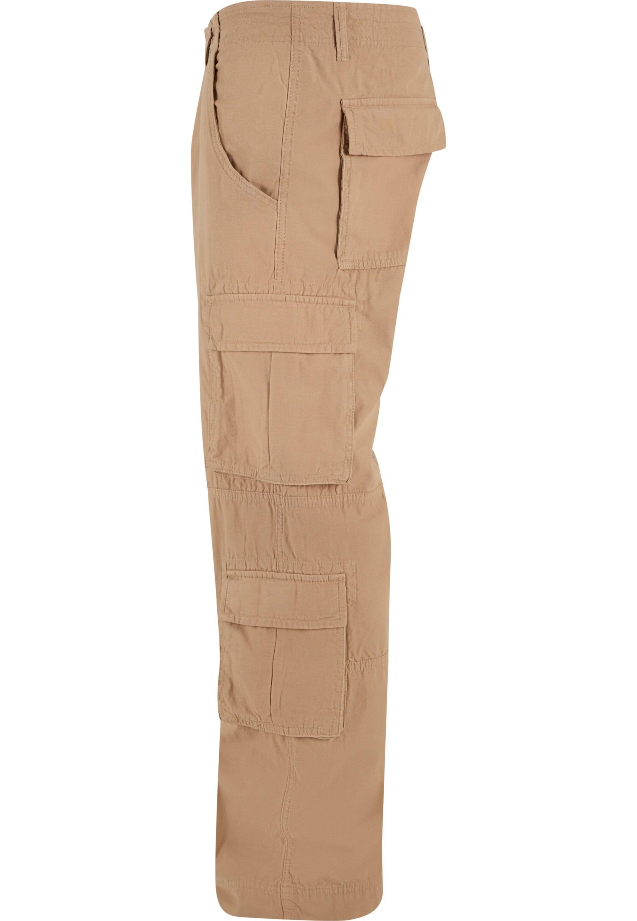 bēšs Urban Classics Vaļīgs piegriezums Kargo bikses