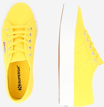 SUPERGA Platform trainers in Yellow