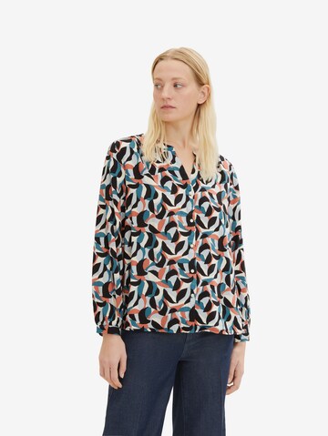 TOM TAILOR Blouse in Mixed colours: front