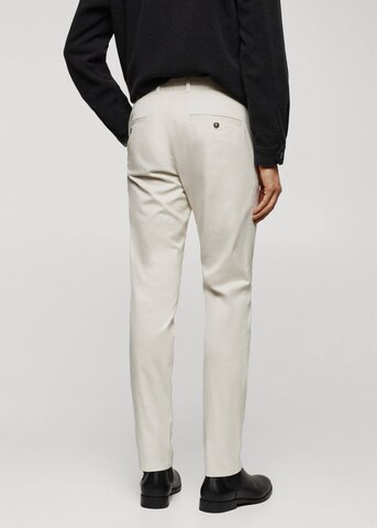 MANGO MAN Slim fit Pants in Beige