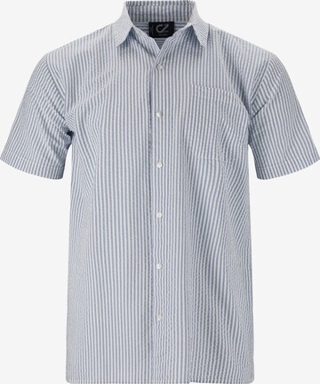 Cruz Regular fit Overhemd 'Damien' in Blauw: voorkant