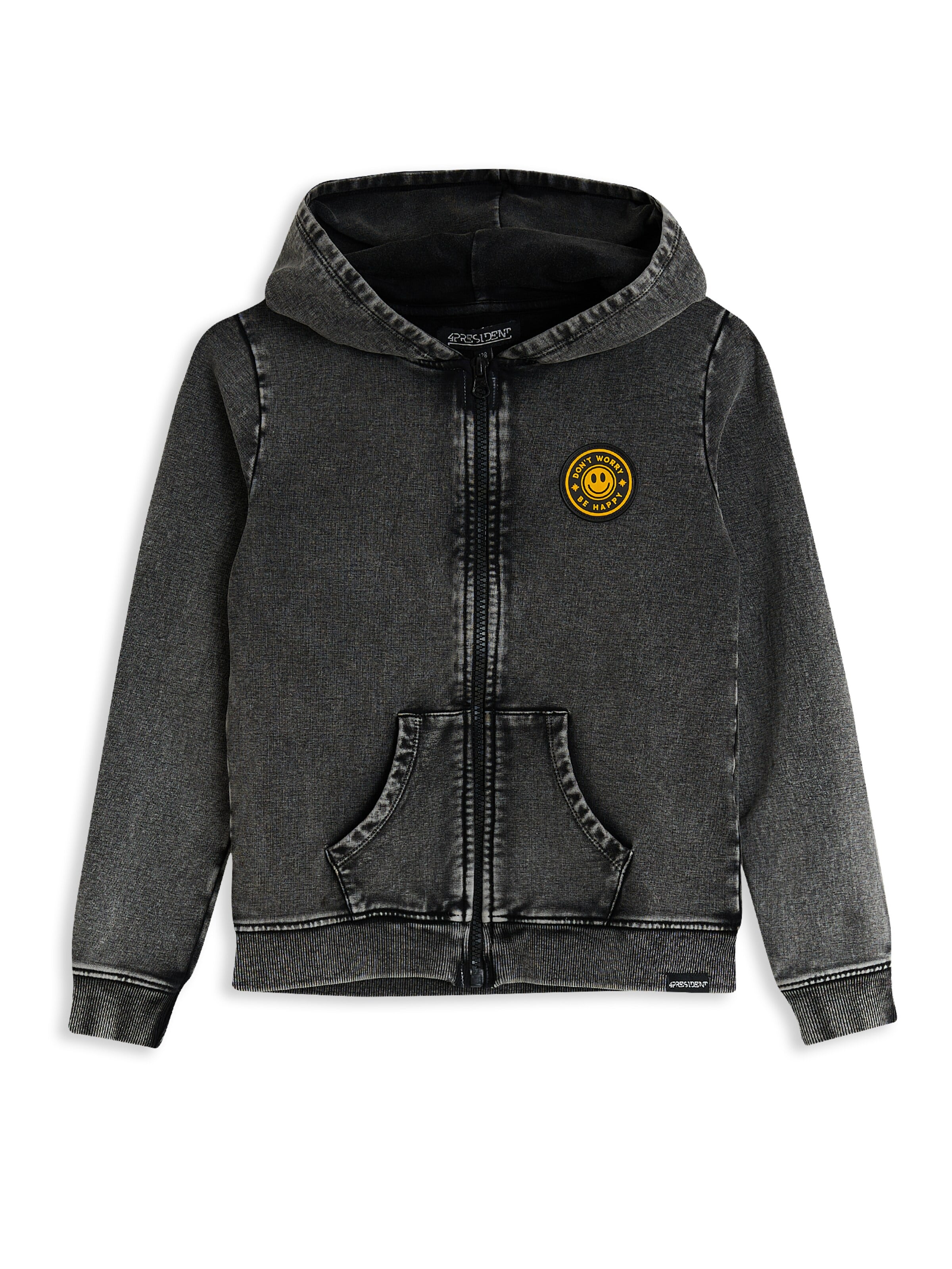 4PRESIDENT Vest 'Noa' in Black: front