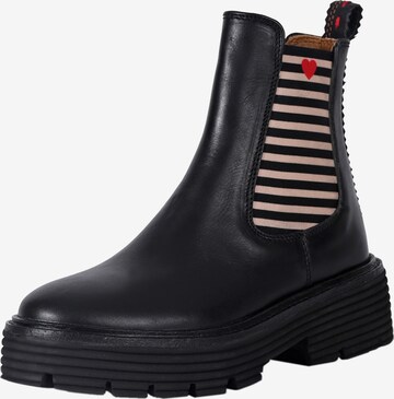 Crickit Chelsea Boots 'Ninja' in Schwarz: predná strana