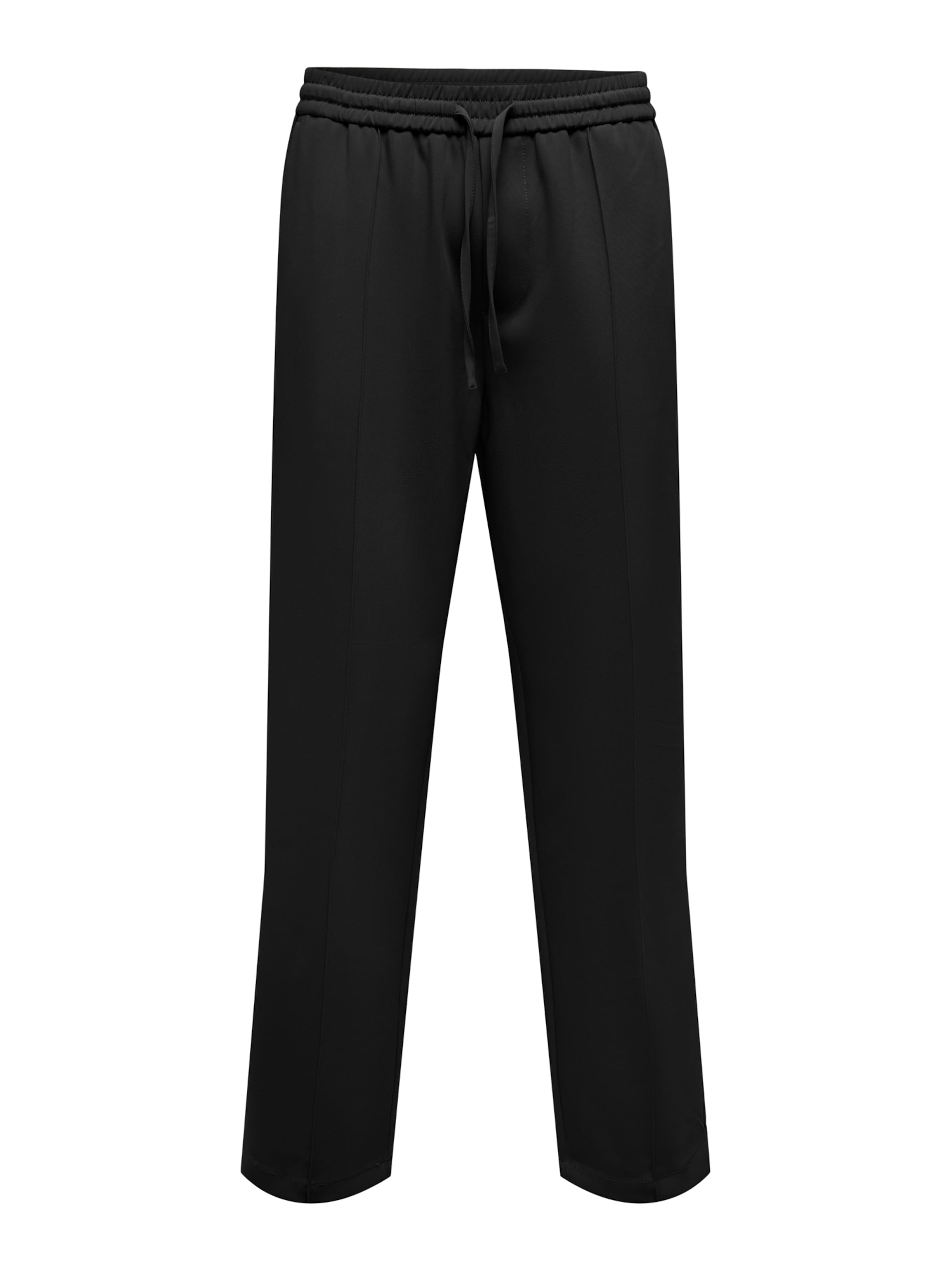 Only &amp; Sons Loose fit Trousers &#x27;ONSWILL OLIO&#x27; in Black: front