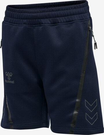 Hummel Regular Workout Pants 'CIMA' in Blue