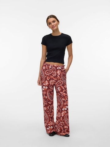 VERO MODA Baggy Broek 'Nellie' in Rood