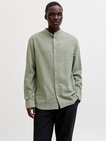 JACK & JONES Средняя посадка Рубашка 'JJESummer' в Зеленый: спереди