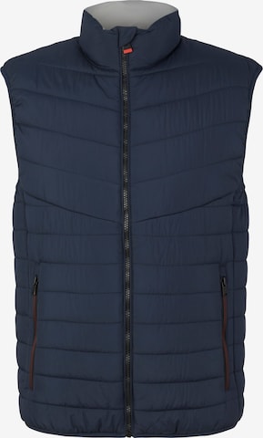 Gilet TOM TAILOR en bleu : devant