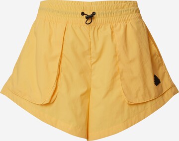 ADIDAS SPORTSWEAR - Regular Calças de desporto 'CARSH' em amarelo: frente