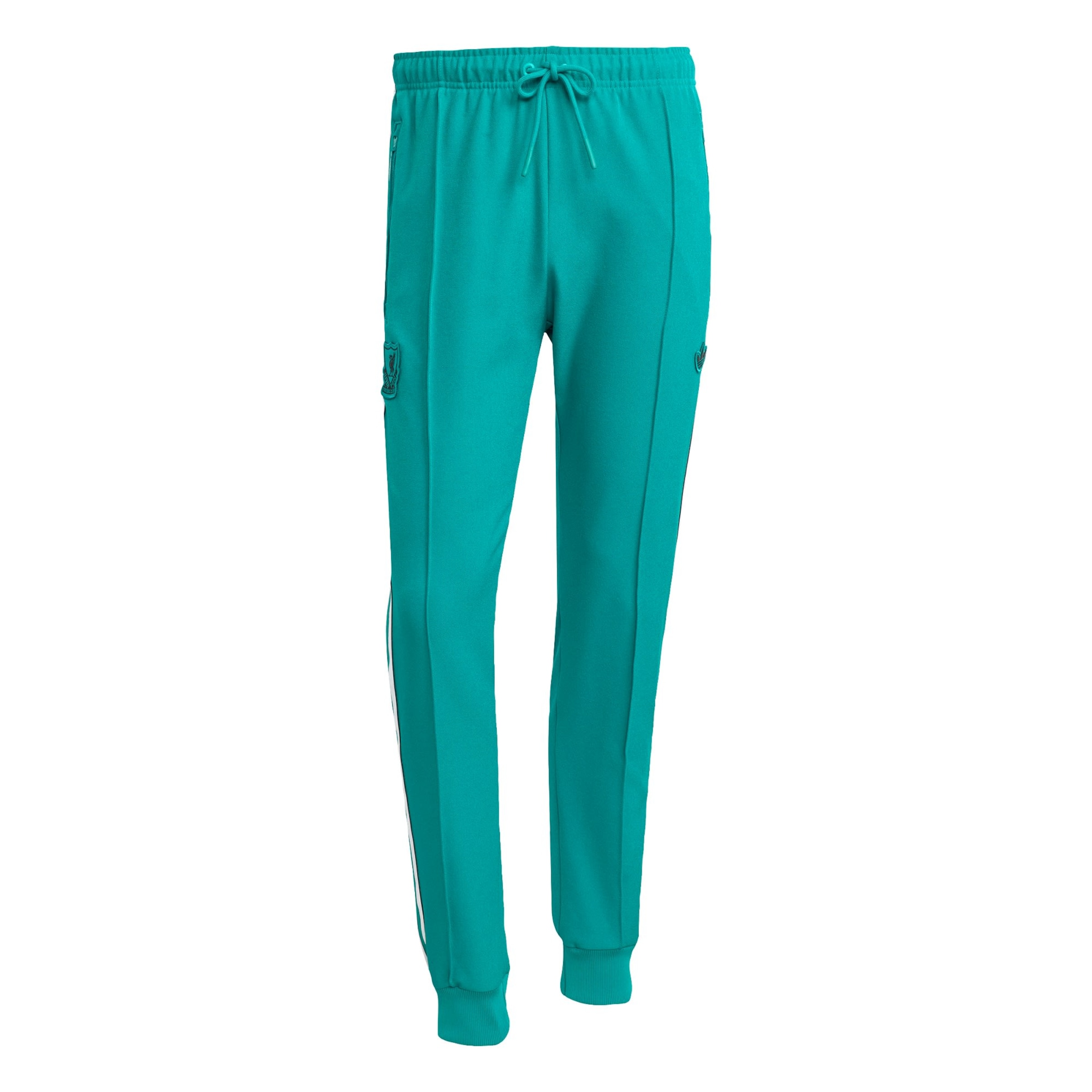 Effilé Pantalon de sport 'Liverpool FC Terrace Icons' ADIDAS ORIGINALS en vert : devant
