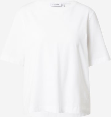 WEEKDAY Shirt in White: front