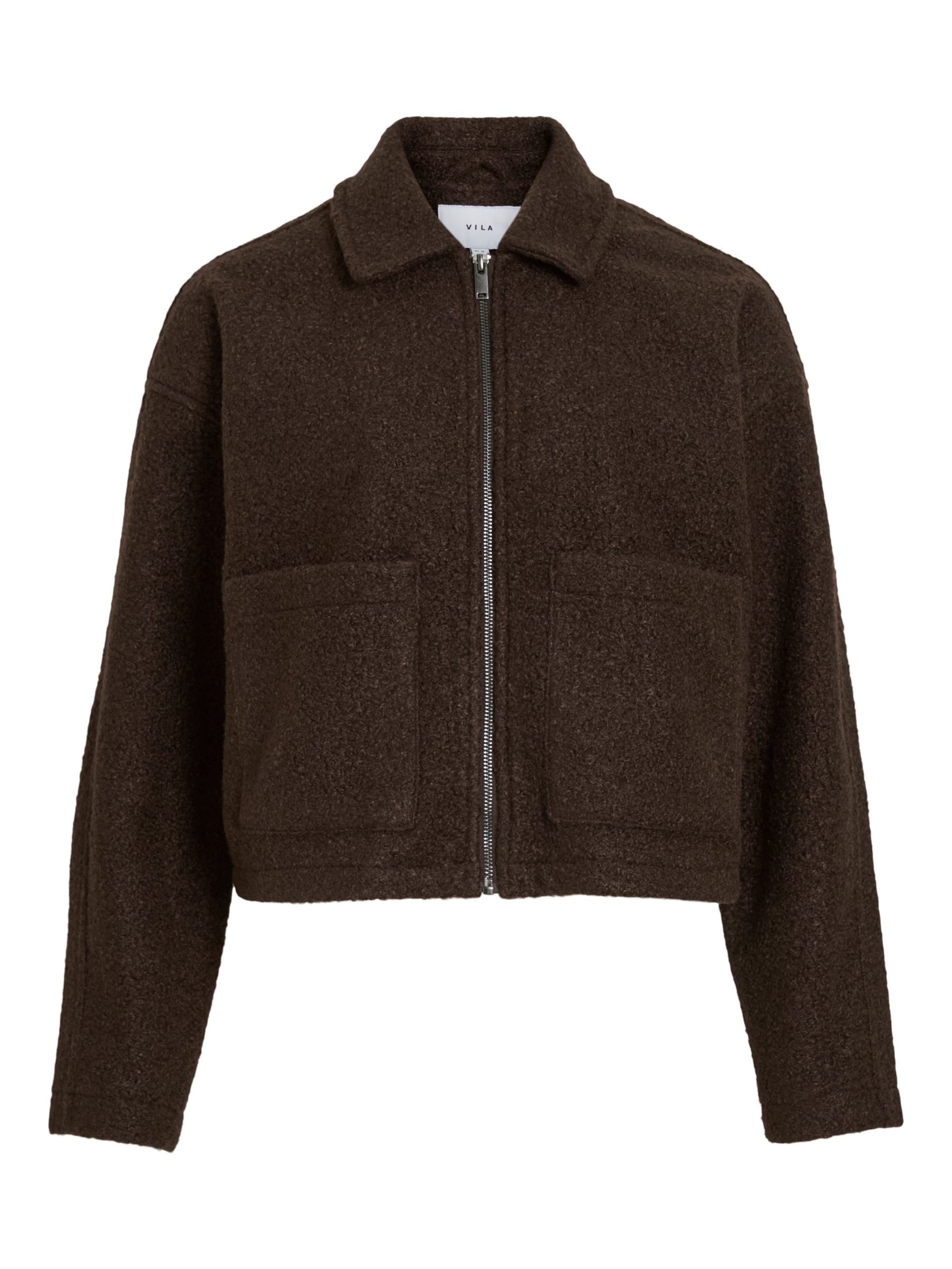 VILA Tussenjas 'VIJadas' in Bruin: voorkant