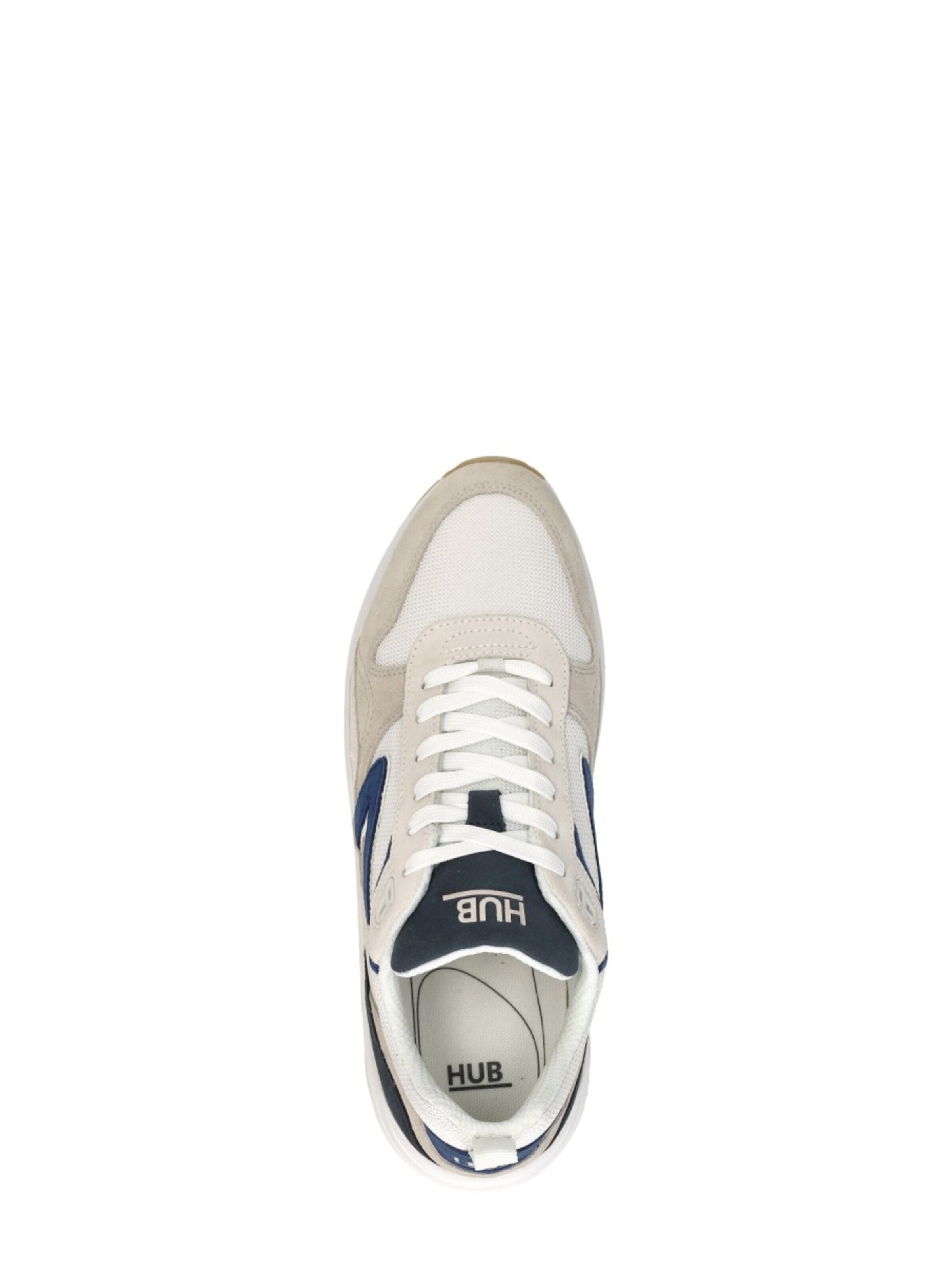 Baskets basses 'Glide S43' HUB en blanc