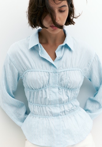 Pull&Bear Bluza | modra barva
