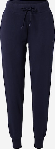 4F Tapered Workout Pants in Blue: front