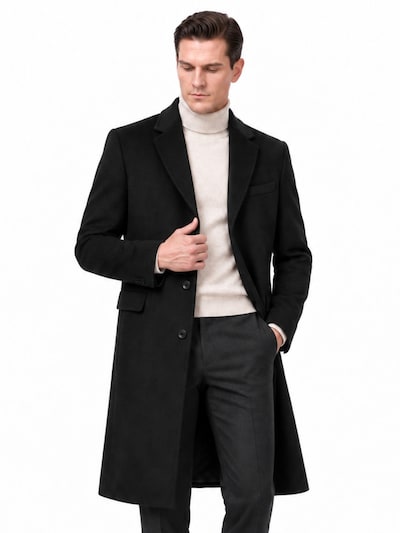 ALLTHEMEN Winter Coat 'Frostlicht' in XS in Black, Item view