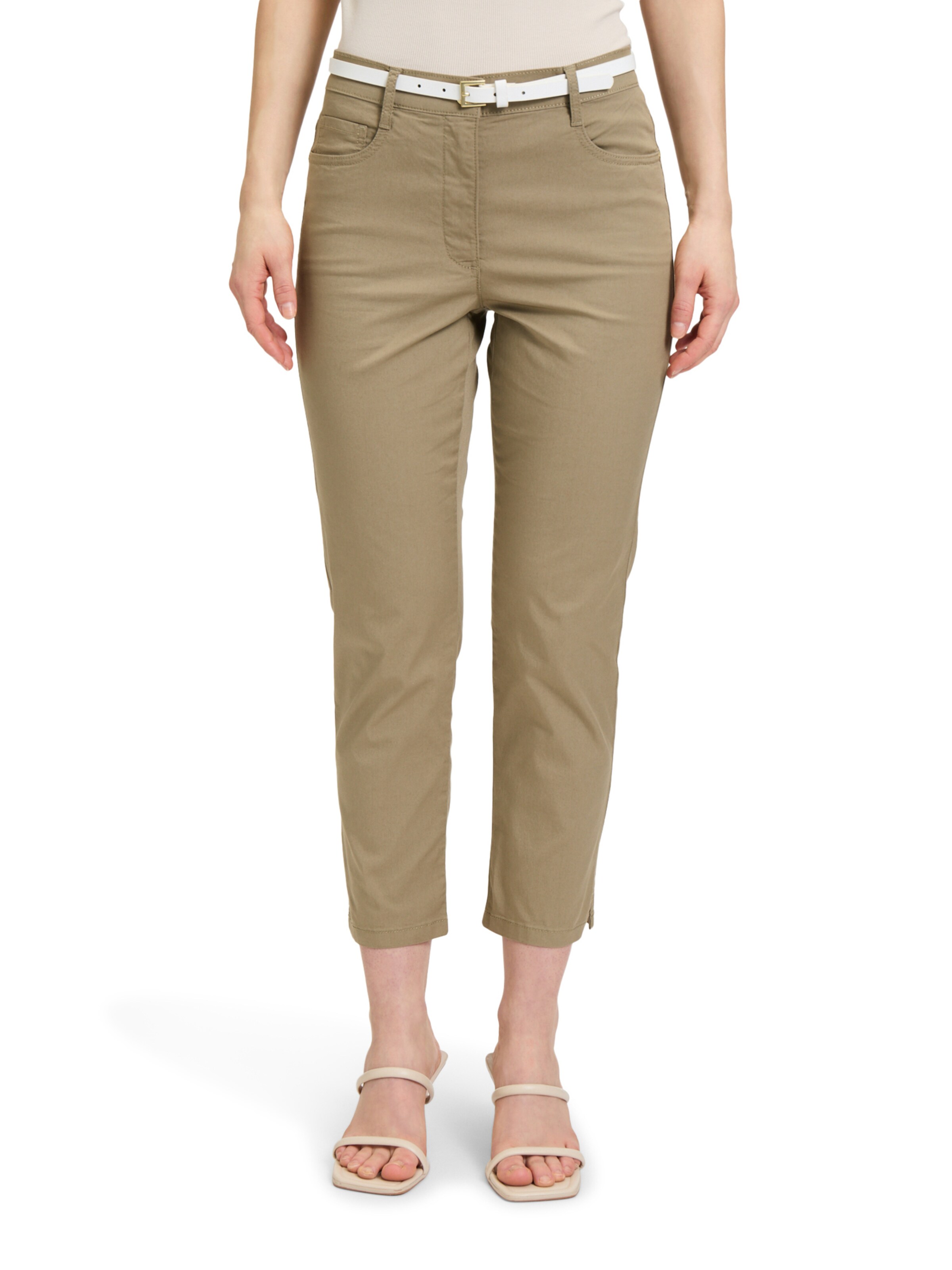 Betty Barclay Slim fit Pants in Green: front