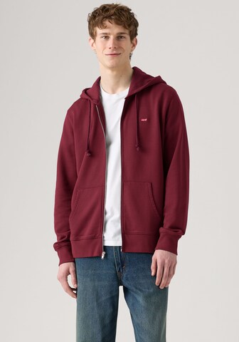 LEVI'S ® Sweat jacket 'The Original' in Red