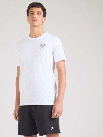 UNDER ARMOUR Λειτουργικό μπλουζάκι 'Radial WM' σε λευκό