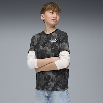 PUMA Shirt 'Essentials' in Zwart: voorkant